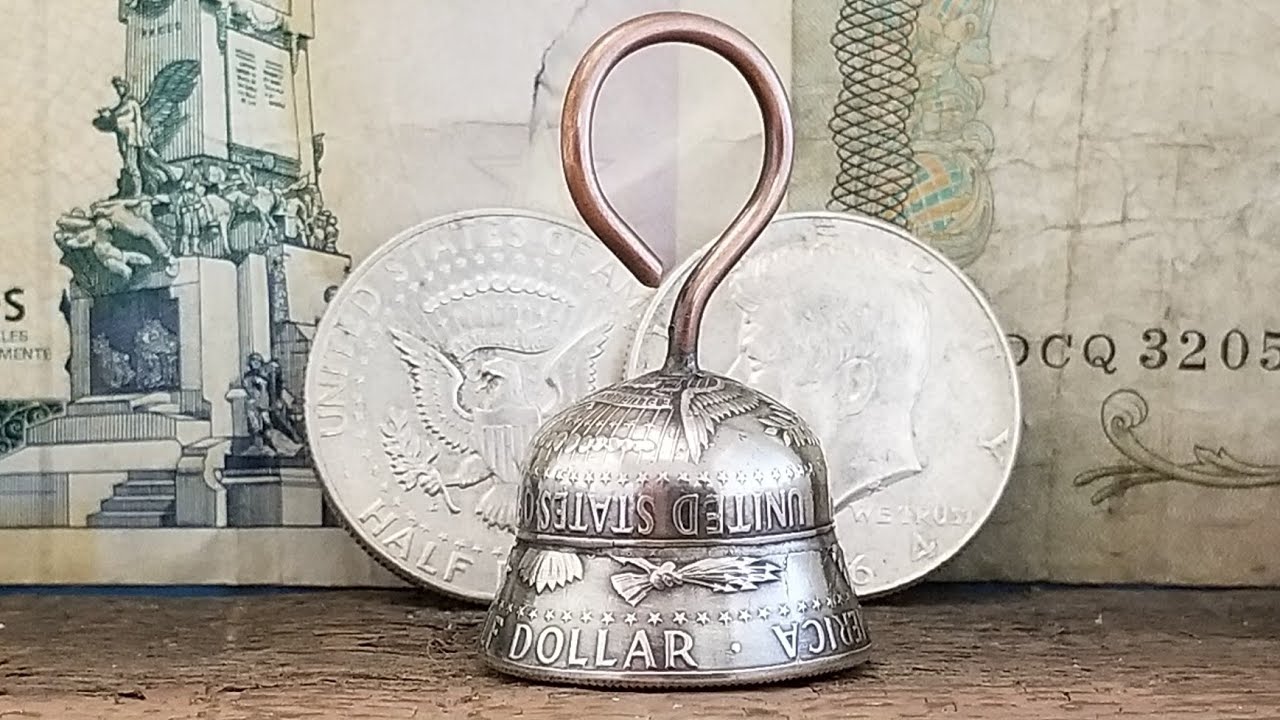 Making a Bell from 2 Silver Half Dollars - a closer look