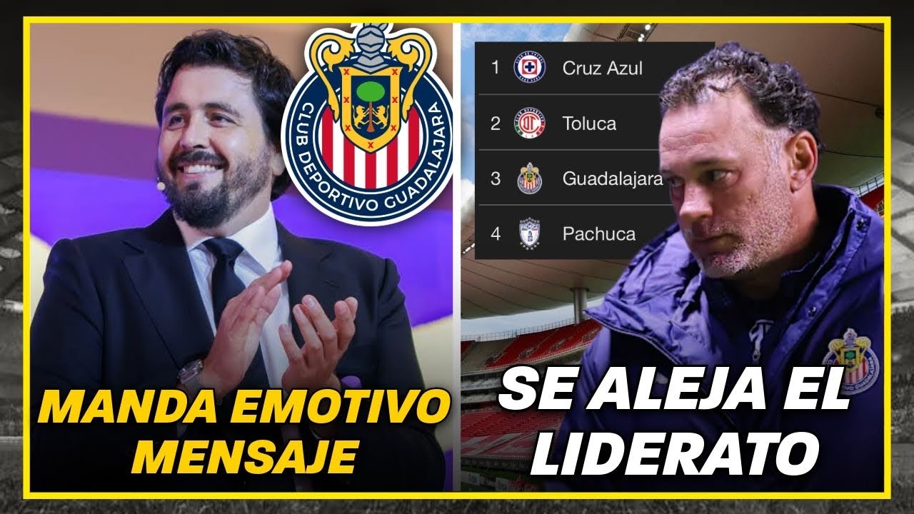 🚨El EMOTIVO mensaje de Amaury Vergara | Chivas se aleja del LIDERATO | noticias chivas