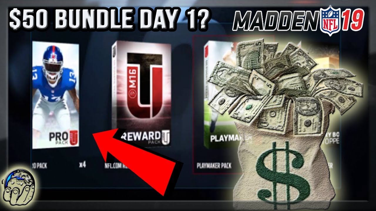 Madden 19 - How to use a $50 Madden 19 Ultimate Team Bundle to become a MUT 19 Millionaire DAY 1