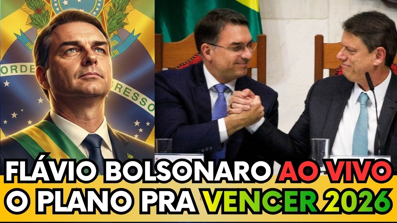 🚨 FLÁVIO BOLSONARO AO VIVO: ESTÁ NA HORA DA GENTE SE POSICIONAR E ASSUMIR O RUMO DO BRASIL - ASSISTA