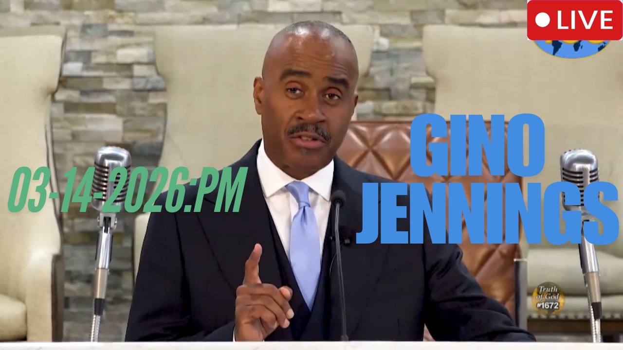 🔴🅻🅸🆅🅴 Pastor Gino Jennings - YOU HAVE NO MORE EXCUSES IN 2026 | MAR 14, 2026