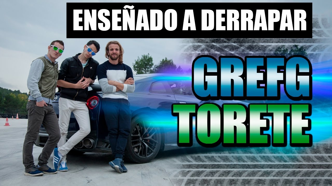 ENSEÑANDO A GREFG Y TORETE, DERRAPAR CON UN GTR 2017 | Dani Clos