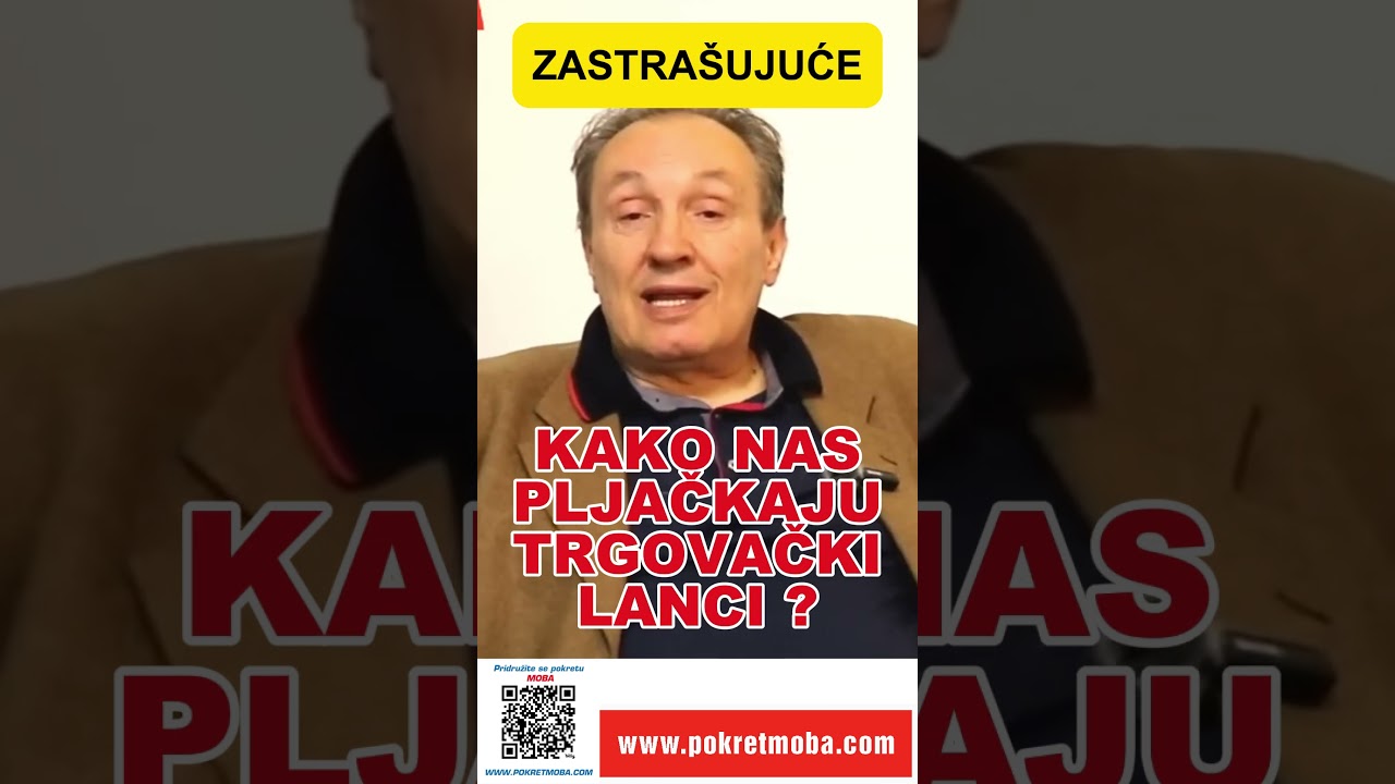 ZASTRA&Scaron;UJUĆE JE KAKO NAS PLJAČKAJU TRGOVAČKI LANCI? - Dragan Radović, Branko Draga&scaron;
