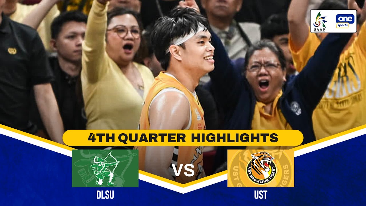 DLSU vs UST | 4TH QUARTER HIGHLIGHTS | UAAP SEASON 89 MEN&rsquo;S BASKETBALL