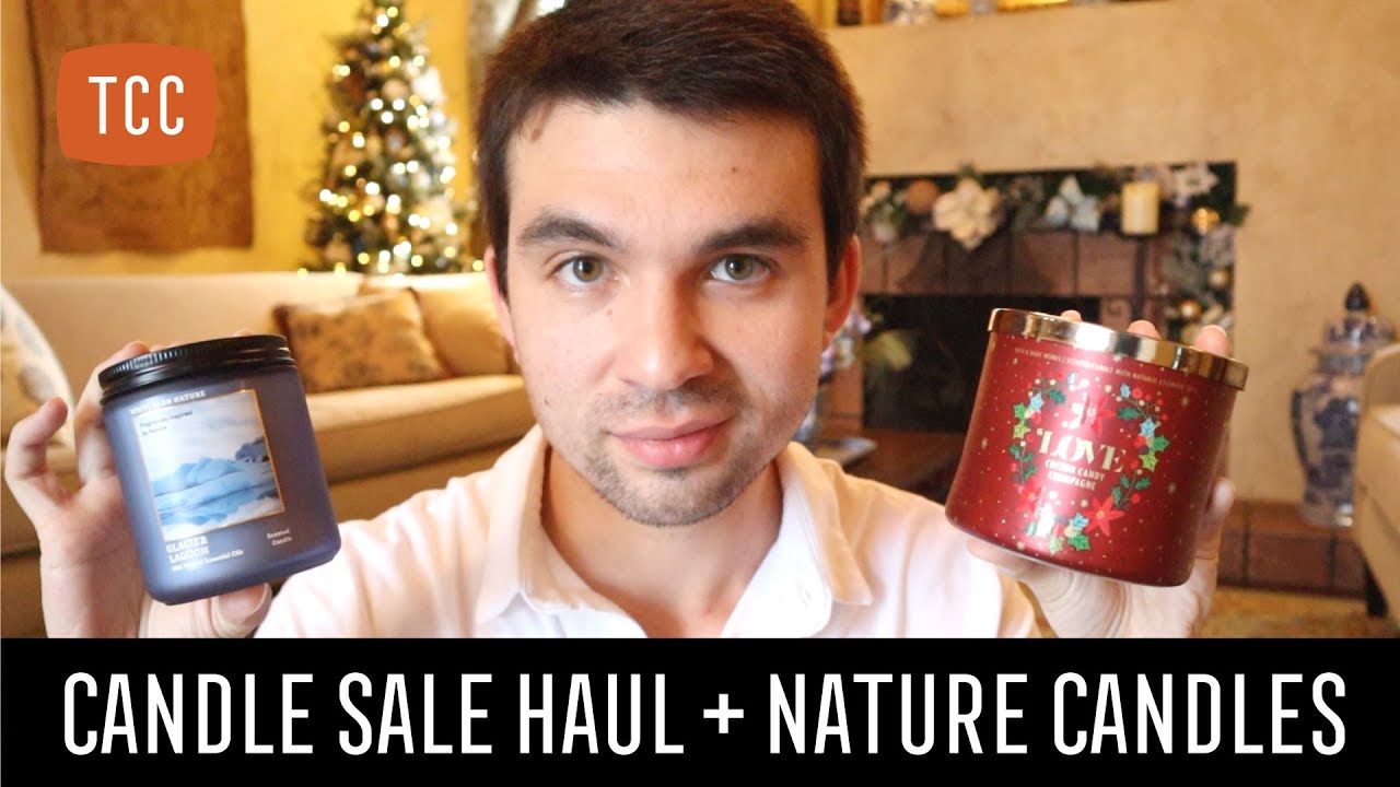 Bath & Body Works CANDLE SALE Haul + White Barn Nature Candles