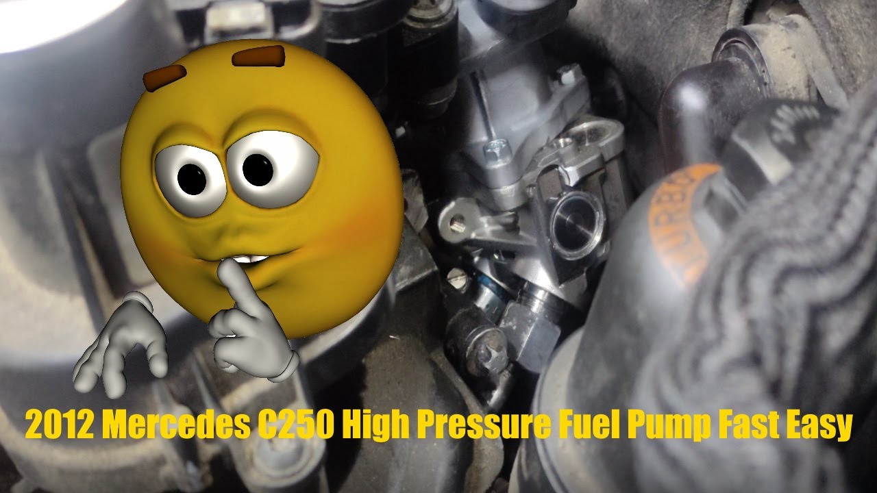 2012 Mercedes C250 High Pressure Fuel Pump Less Than 1 Hour