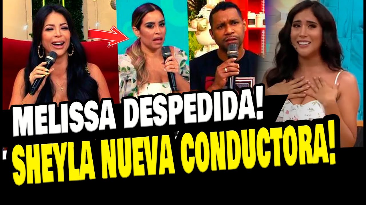 SHEYLA ROJAS SER&Iacute;A LA CONDUCTORA DE AM&Eacute;RICA HOY TRAS EL DESPIDO DE MELISSA PAREDES?