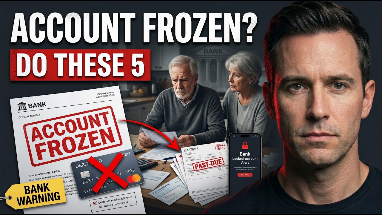 If Your Bank Freezes Your Account, Do These 5 Things First