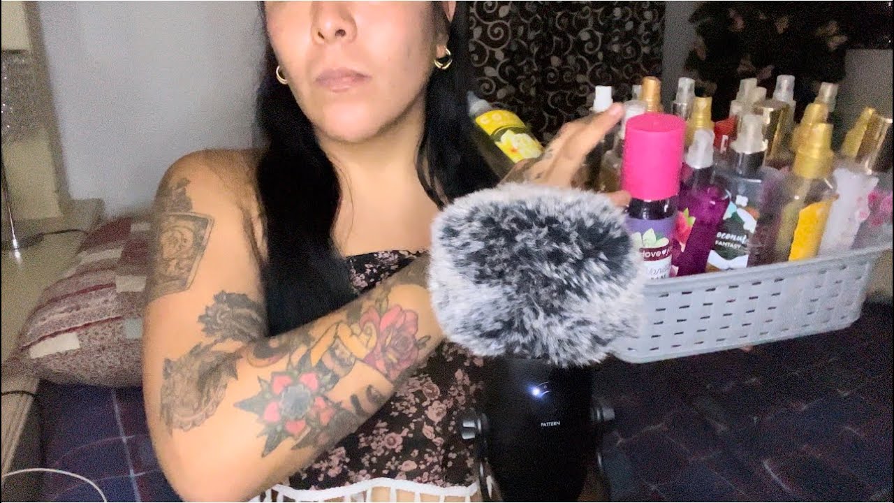 🥰💦🔥ASMR | SONIDOS DELICI0SOS MIENTRAS TE MUESTRO MI COLECCIÓN DE PERFUMES 💦🔥🥰