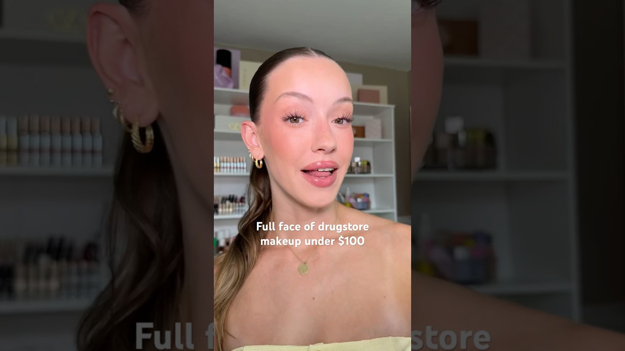 Full face of drugstore makeup under $100