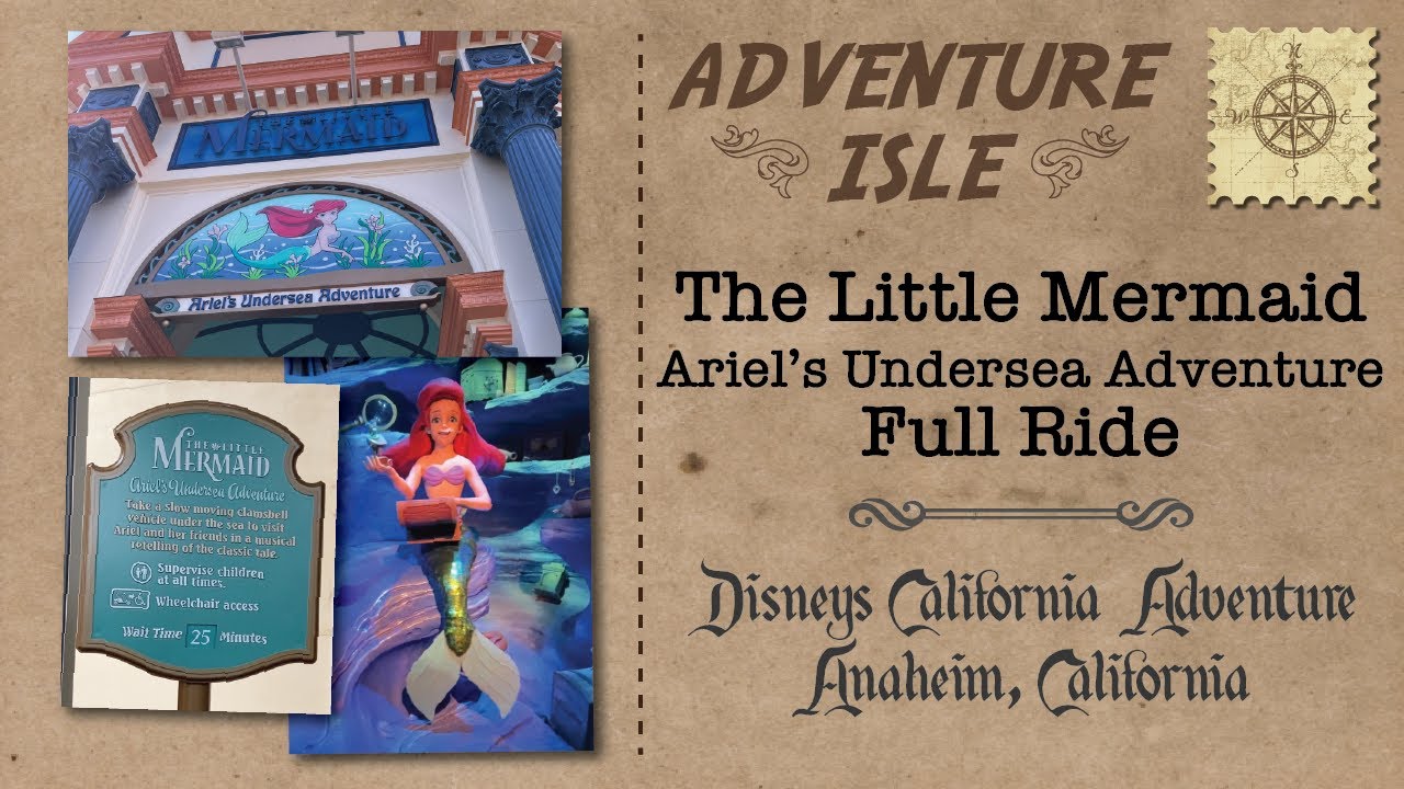 Ariel's Undersea Adventure - Full Ride Through in HD at Disney's California Adventure