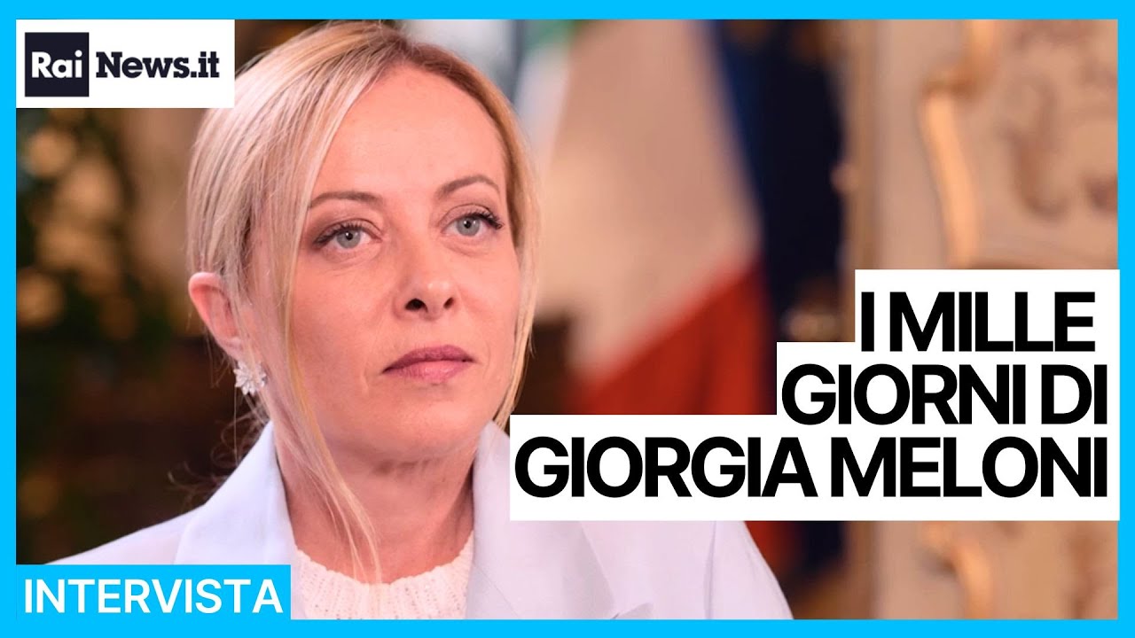 INTERVISTA - I mille giorni di Giorgia Meloni