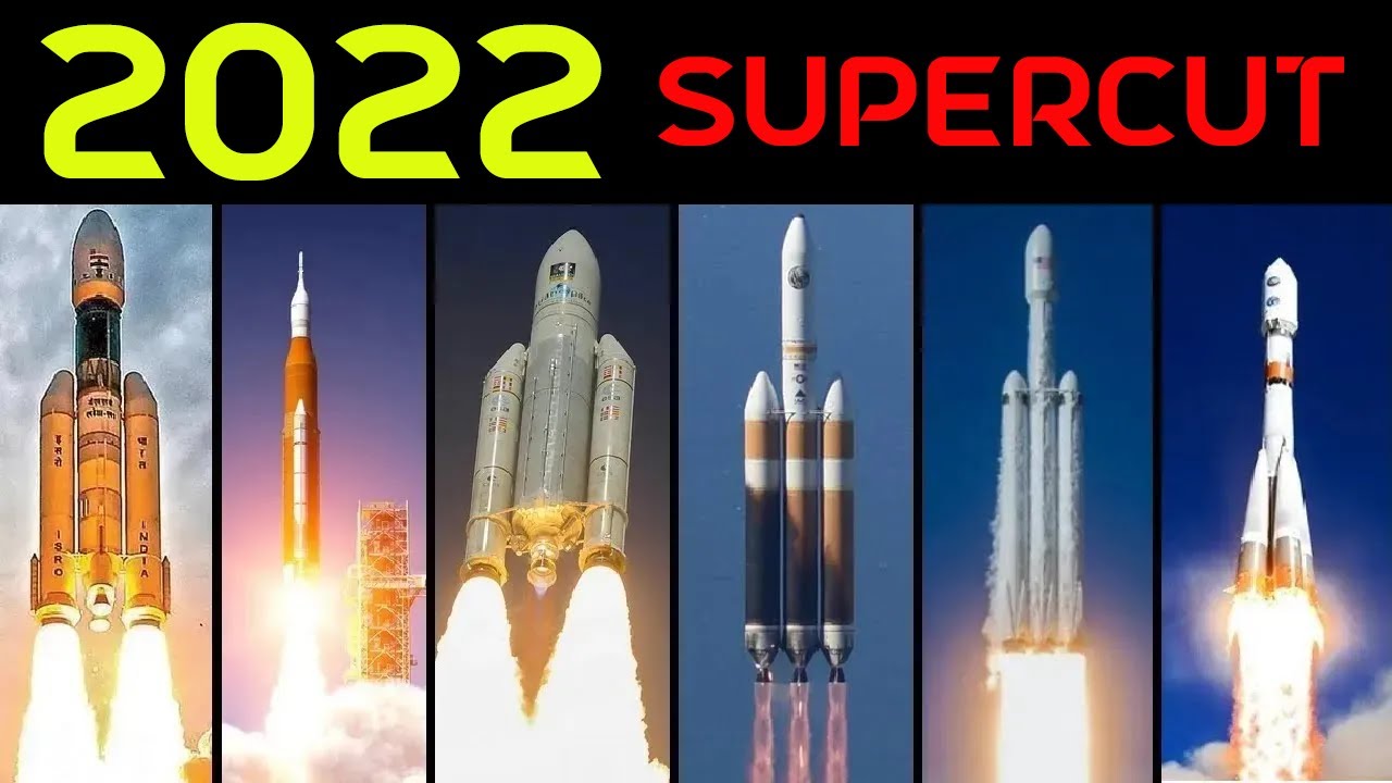 Rocket Launch Compilation 2022 - SUPERCUT
