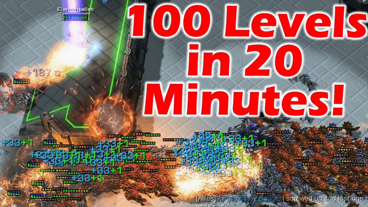 The Most Fed Elementalist I've Ever Seen! Kerrigan Survival Starcraft 2 custom games