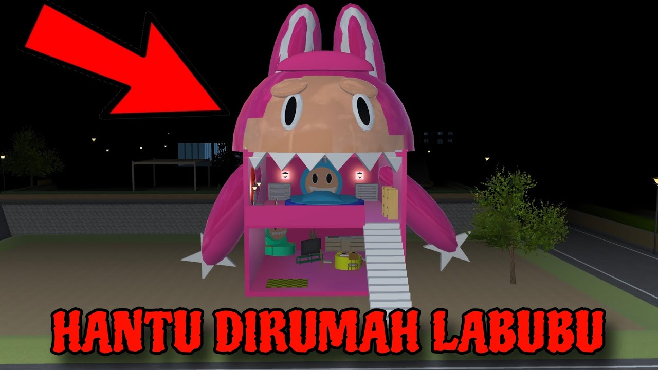 Ada Hantu Dirumah Labubu Hadiah Sikembar Goyang || Sakura School Simulator