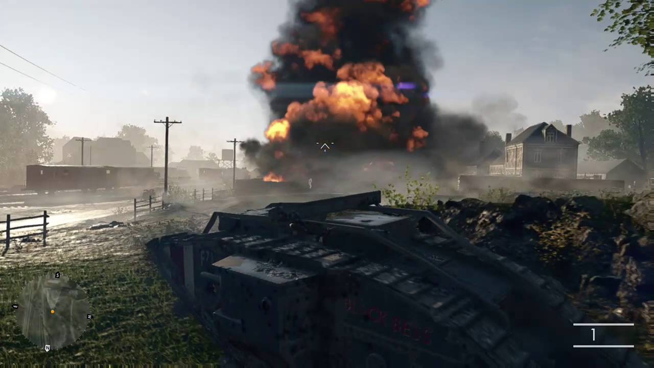 The Most Realistic Explosion In A Video Game [Battlefield 1]