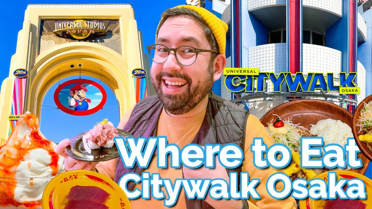 BEST Places to Eat Outside Universal Studios Japan in CityWalk Osaka!