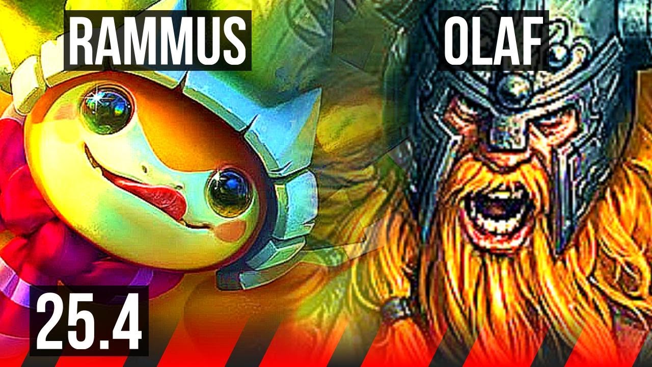 RAMMUS vs OLAF (TOP) | 40k DMG | KR Master | 25.4