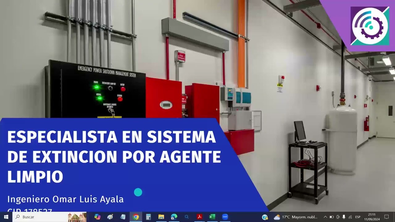 charla informativa de Sistema de Extinción por Agente Limpio