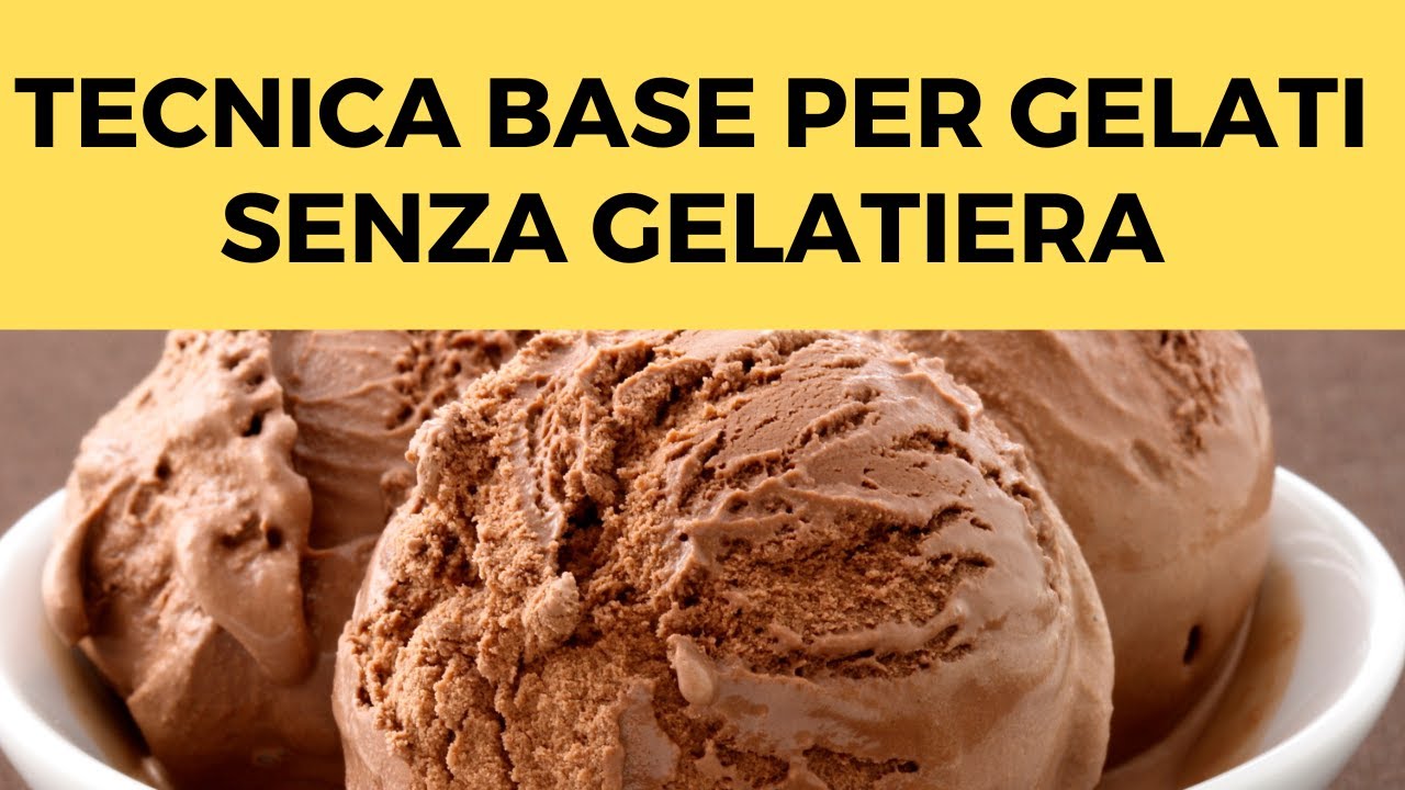 GELATO CREMA AL CIOCCOLATO SENZA GELATIERA
