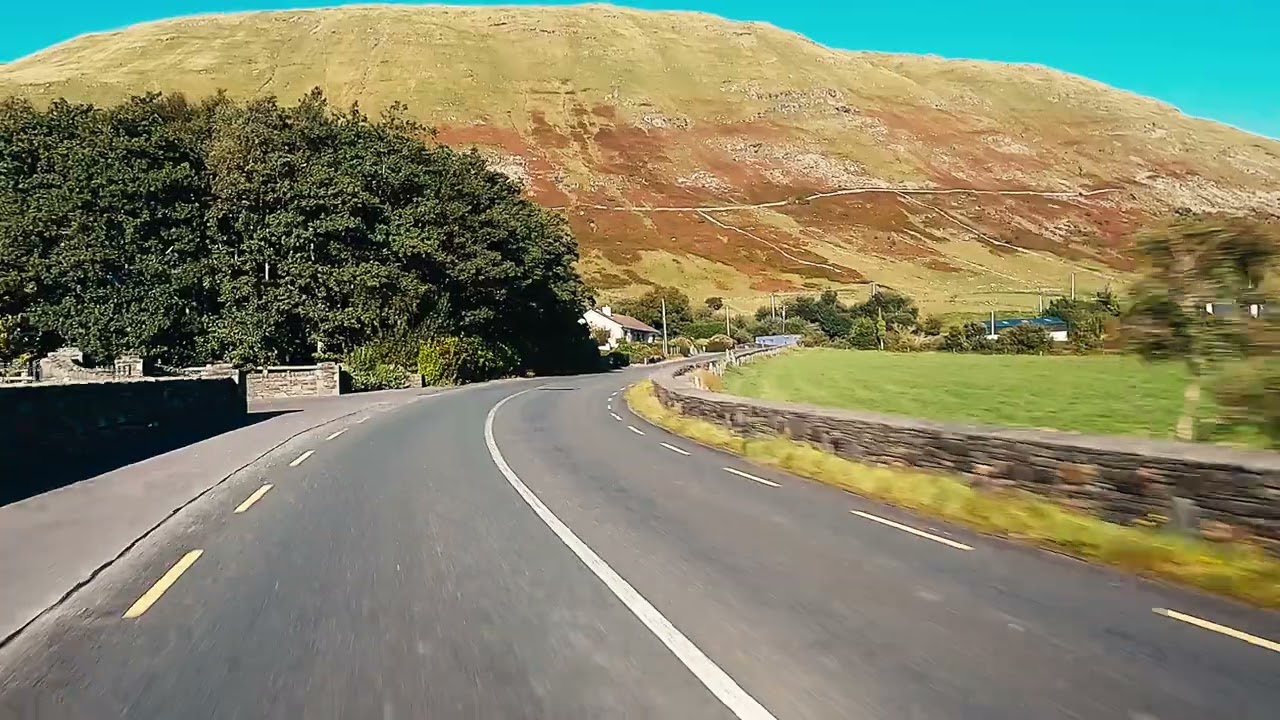 Driving Around Leenaun 🚗 Exploring the Beauty of Galway Hills 📸