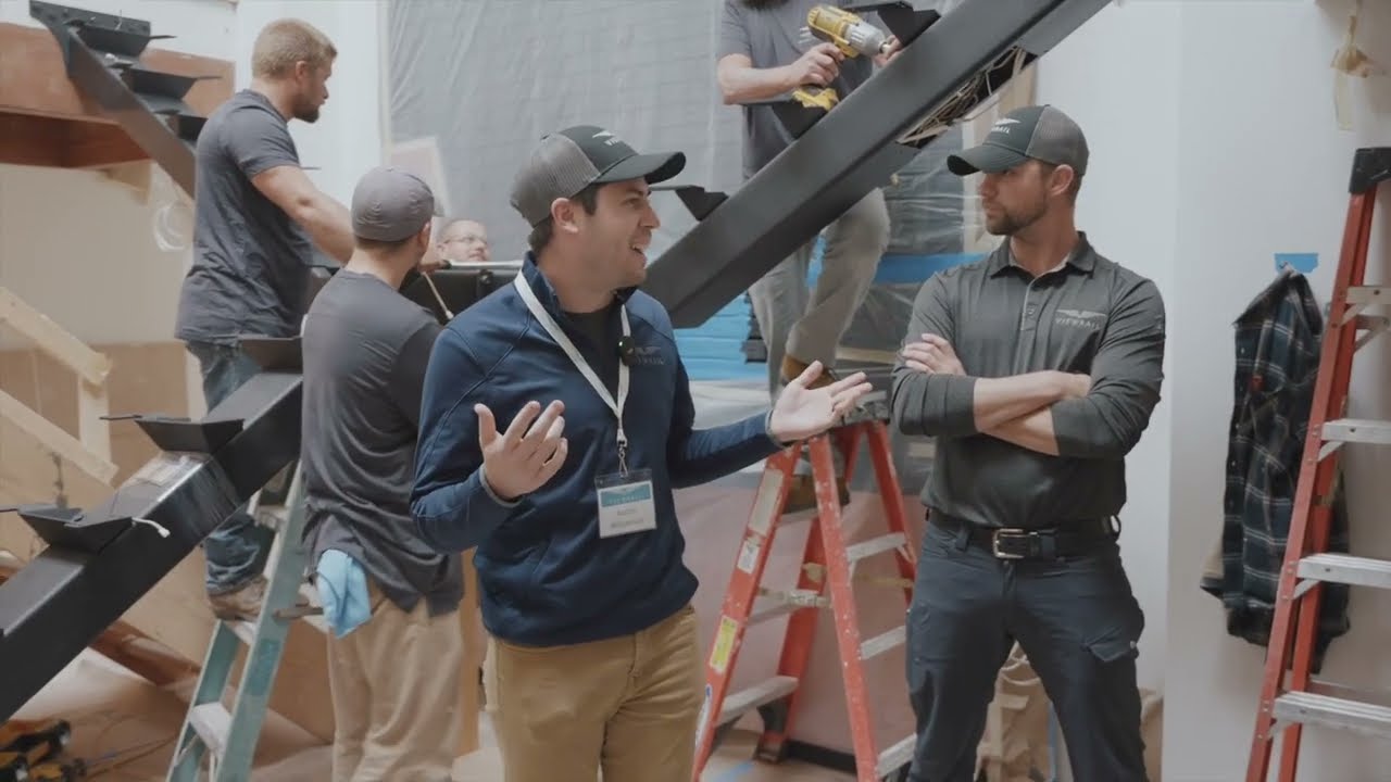 Viewrail | Live Installation of Modern Floating Stair in Maryland