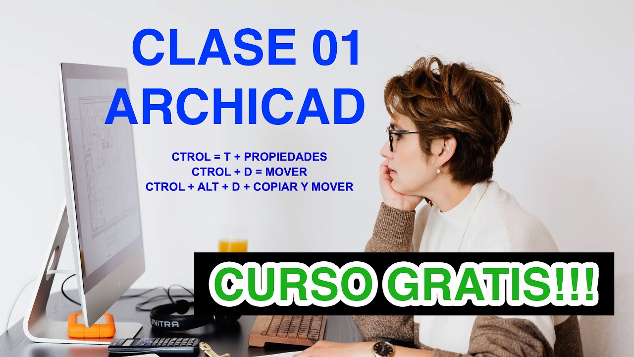 CLASE 01 / PRIMEROS PASOS EN ARCHICAD / CURSO 100% GRATIS ✅ 🖥️