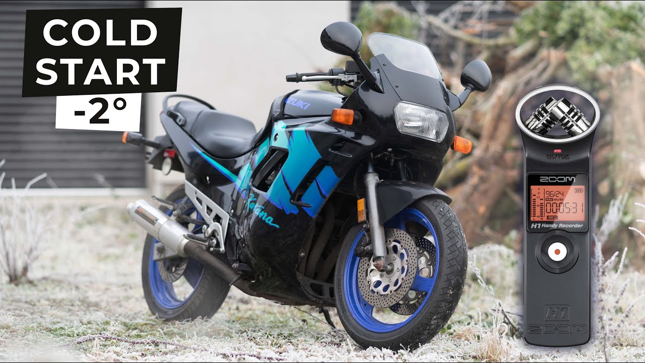 Suzuki Katana GSX 600 Cold Start