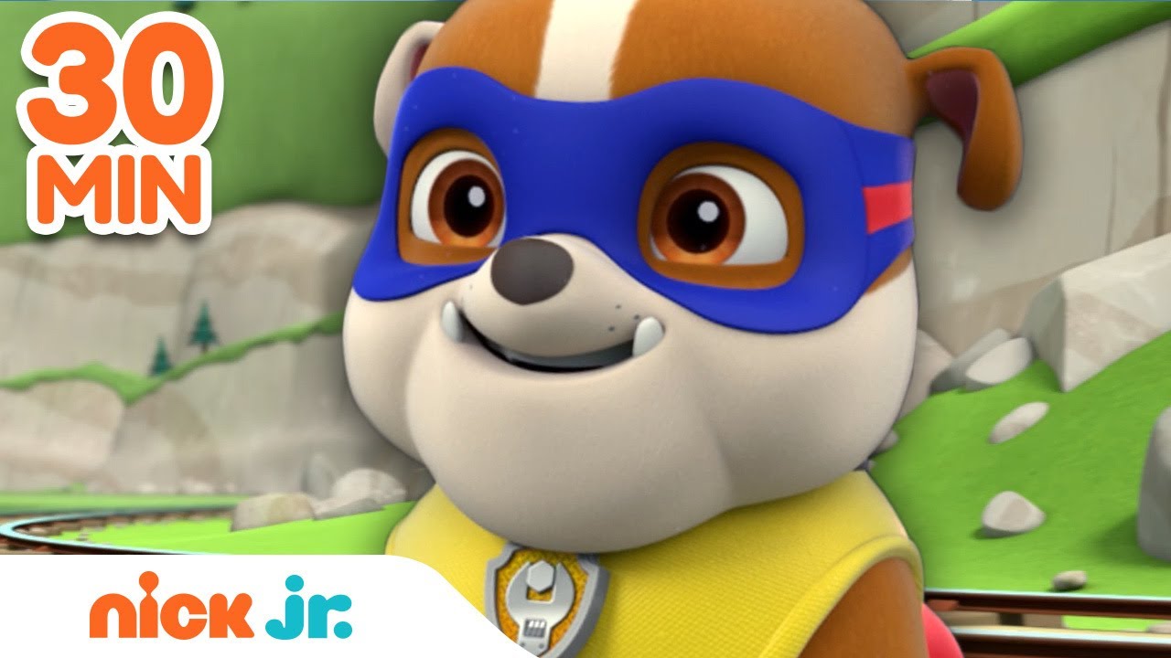 Rubble the Super Pup Saves the Day! w/ Marshall & Skye | 30 Minute Compilation | Rubble Official