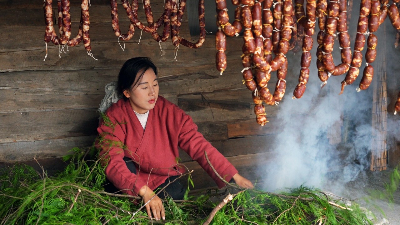 （ Feast of Chinese New Year's pork ）年豬盛宴，從除夕香到開春；壇壇罐罐裡，藏著田園生活的餘味。【鄉愁沈丹ShenDan】