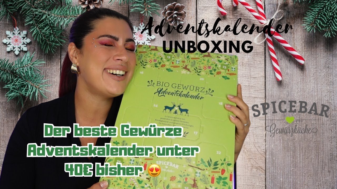 Spicebar Bio Gew&uuml;rz 2024 Unboxing - Adventskalender 2024 Unboxing l Elanhelo
