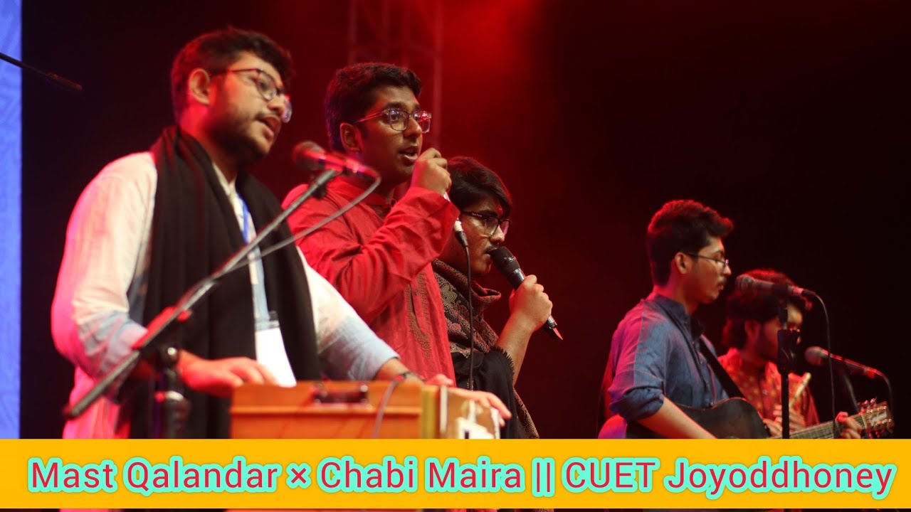 Mast Qalandar x Chabi Maira | CUET Concert | Kailash Kher | Mizan | Taposh | 2025