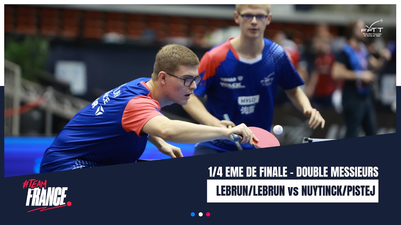 LEBRUN / LEBRUN vs NUYTINCK / PISTEJ | 1/4 finale | LINZ 2024