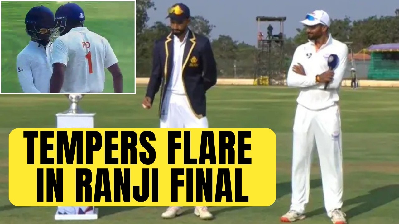 J&K skipper HEADBUTTS Karnataka's KV Aneesh during Ranji Trophy final |Sports Today
