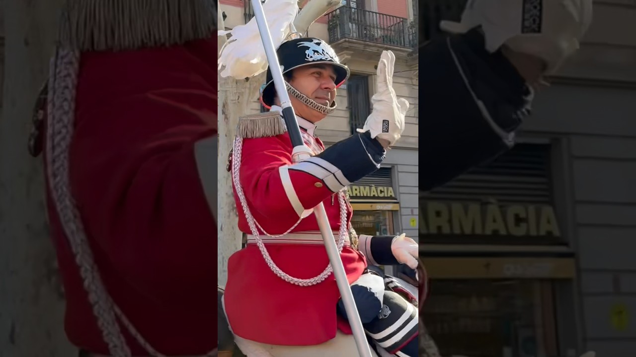 The Historic Three Tombs Parade of Sant Antoni! 🐴🎉 #barcelona4k #barcelonawalk #barcelonatour