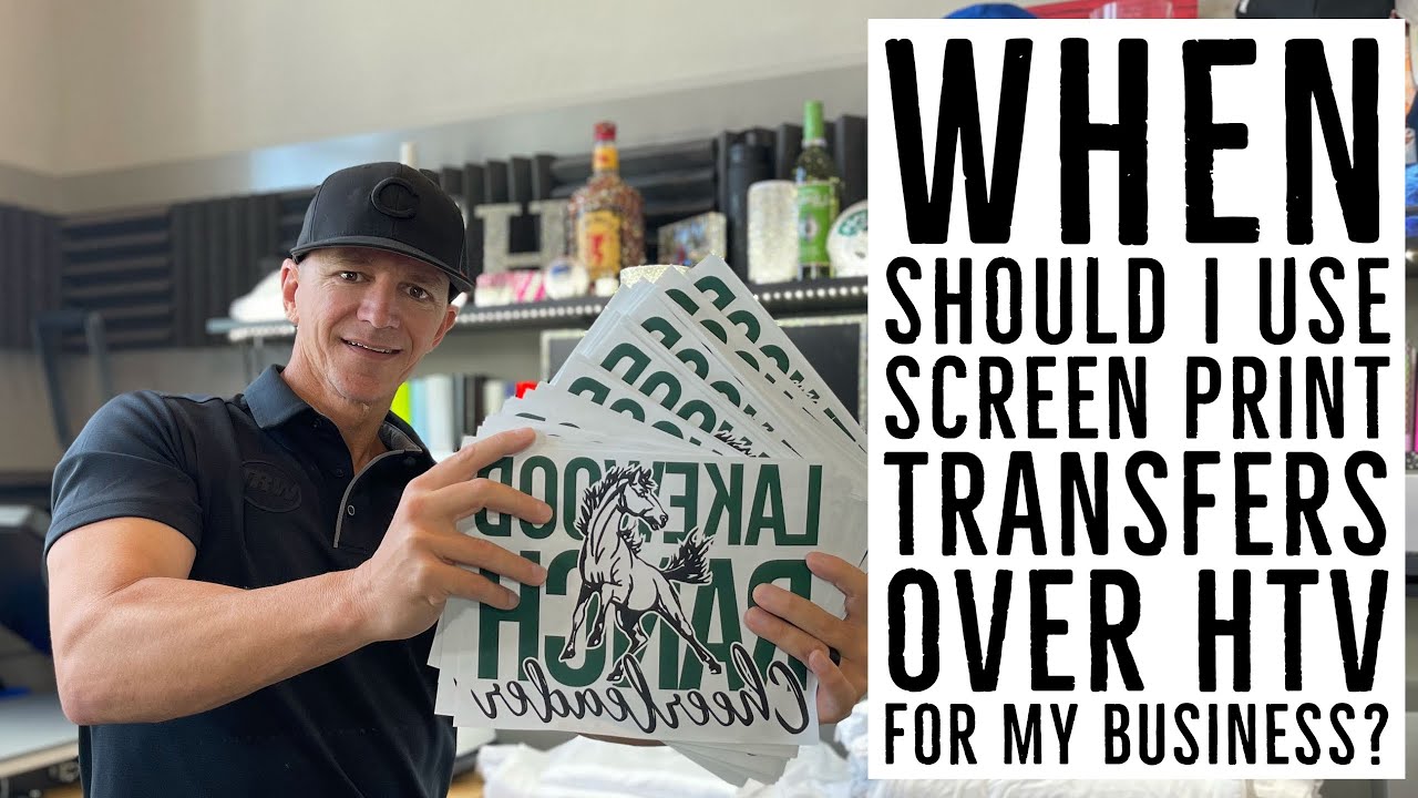 How Screen Print Transfers can GROW your BUSINESS with HUGE MARGINS | Bulk TShirts with a Heat Press