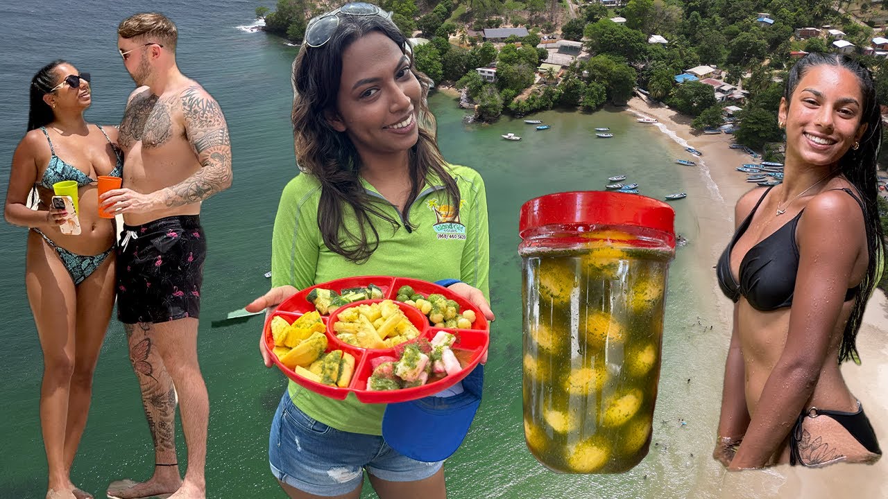 THE TRINIDAD & TOBAGO YOU DO SEE ON TV! we go to Las cuevas beach & 3 pools river + Trini lunch !
