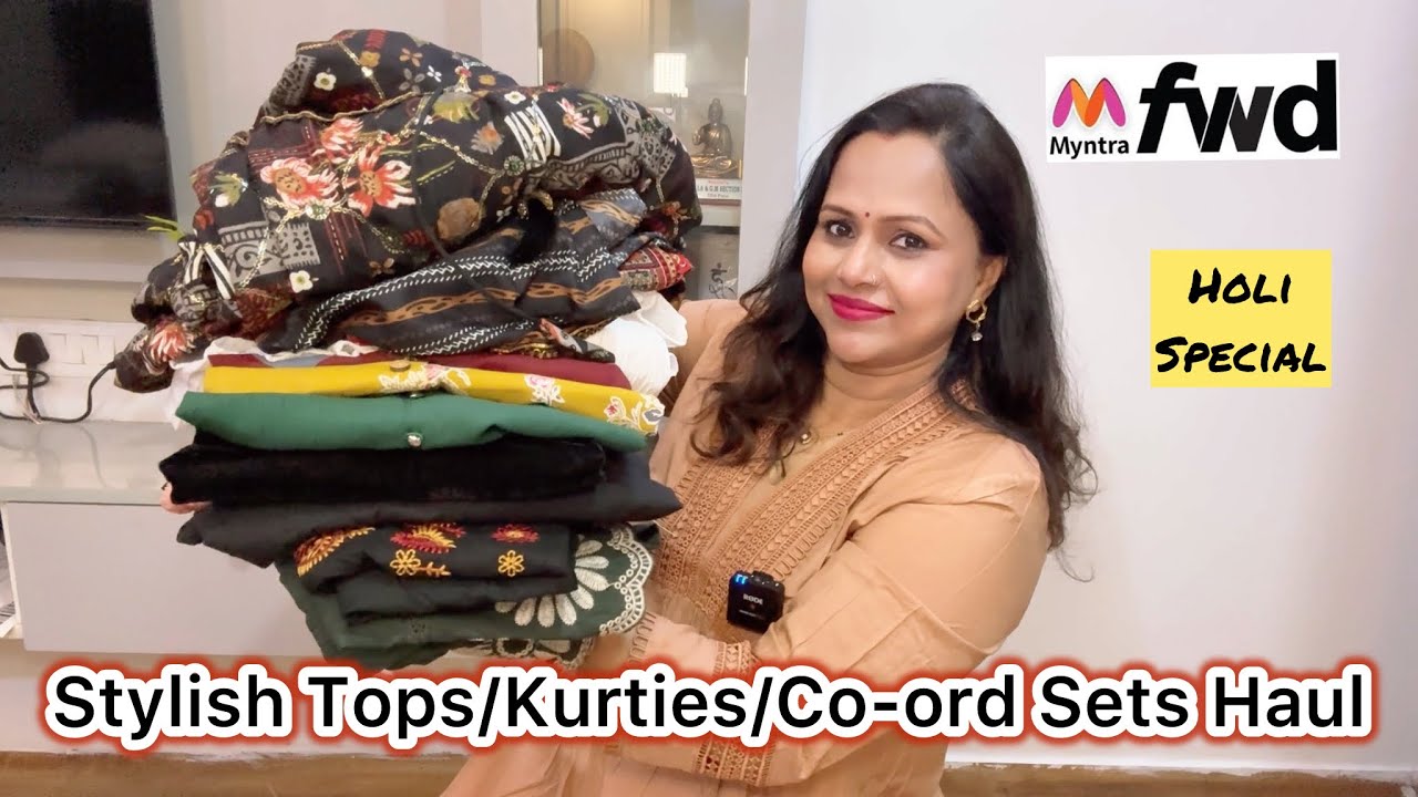 Myntra fwd Summer Collection | Tops/Kurties/Co-ord Sets & Festive Wear | Holi Special Dresses 👗 