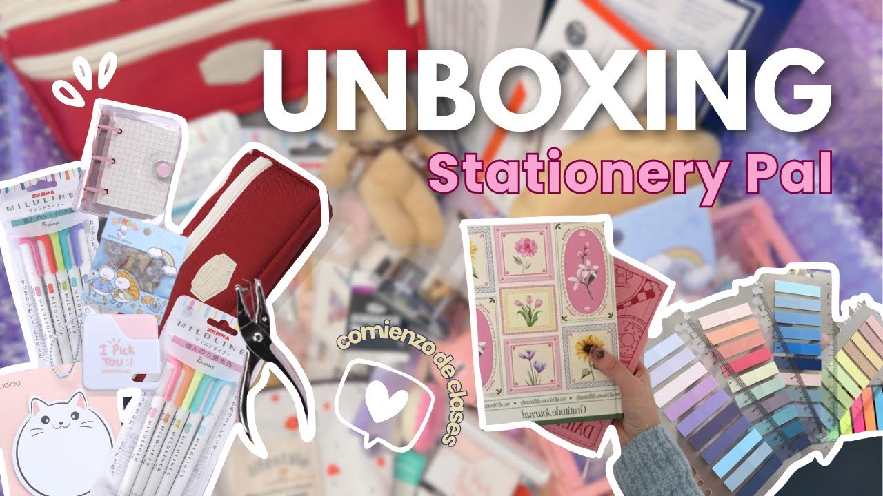 🛍️ HAUL POR COMIENZO DE CLASES | feat stationery pal 🌸🫧🌿✨