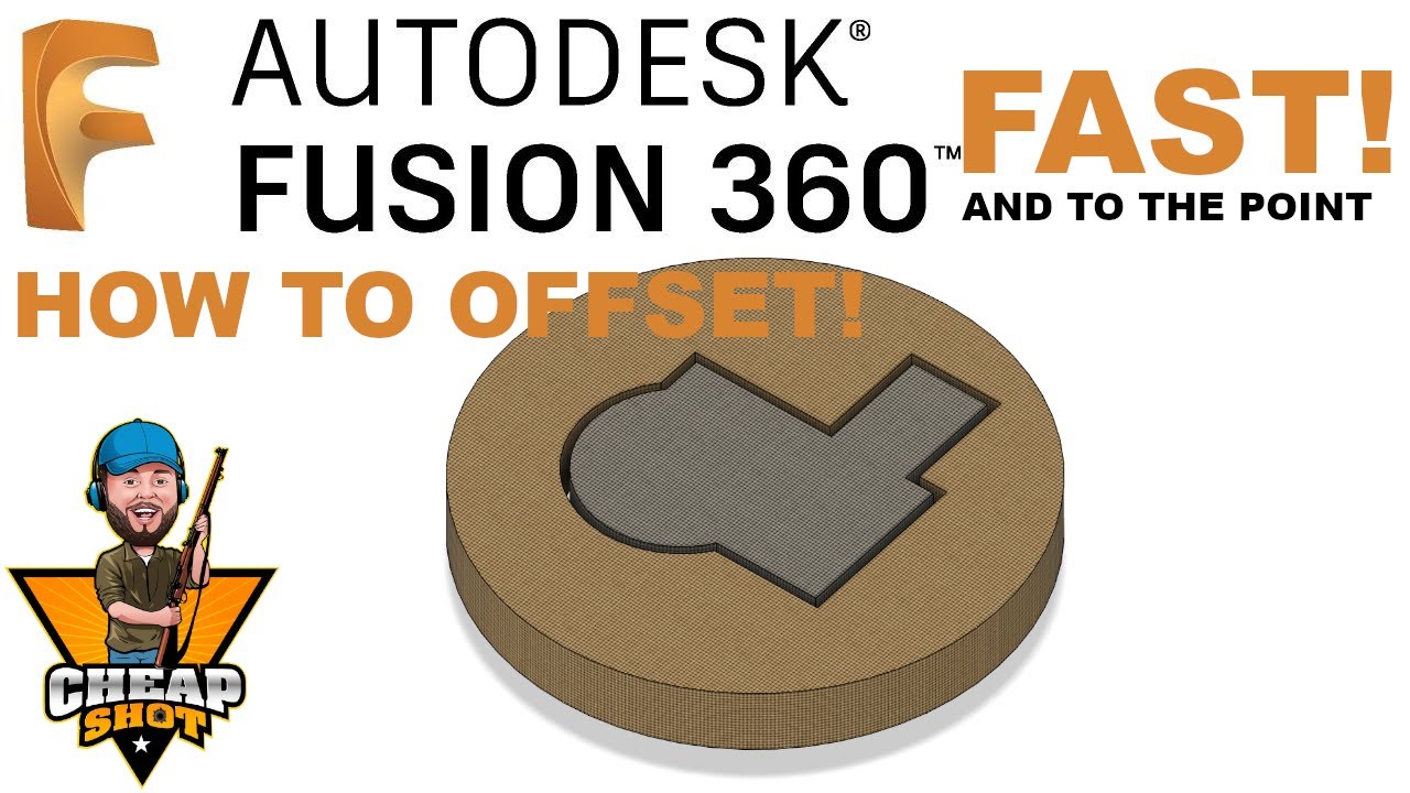 How To Use Offset Tool (Fast Fusion 360 Tutorial)