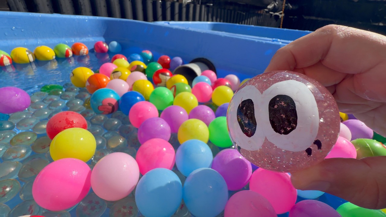Water Marble Run⭐ Circulation pump + balls sucked into a tornado-like vortex #asmr