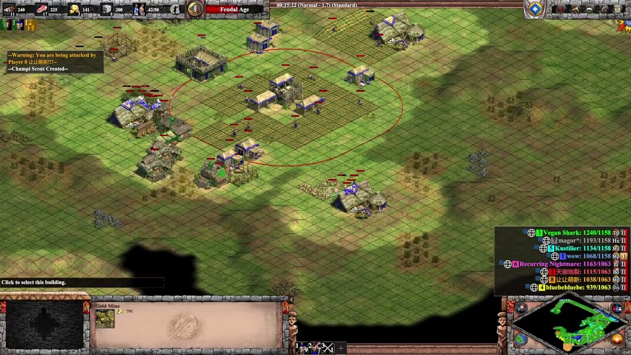 Ostravske AOE2 - Champi spam pay to win