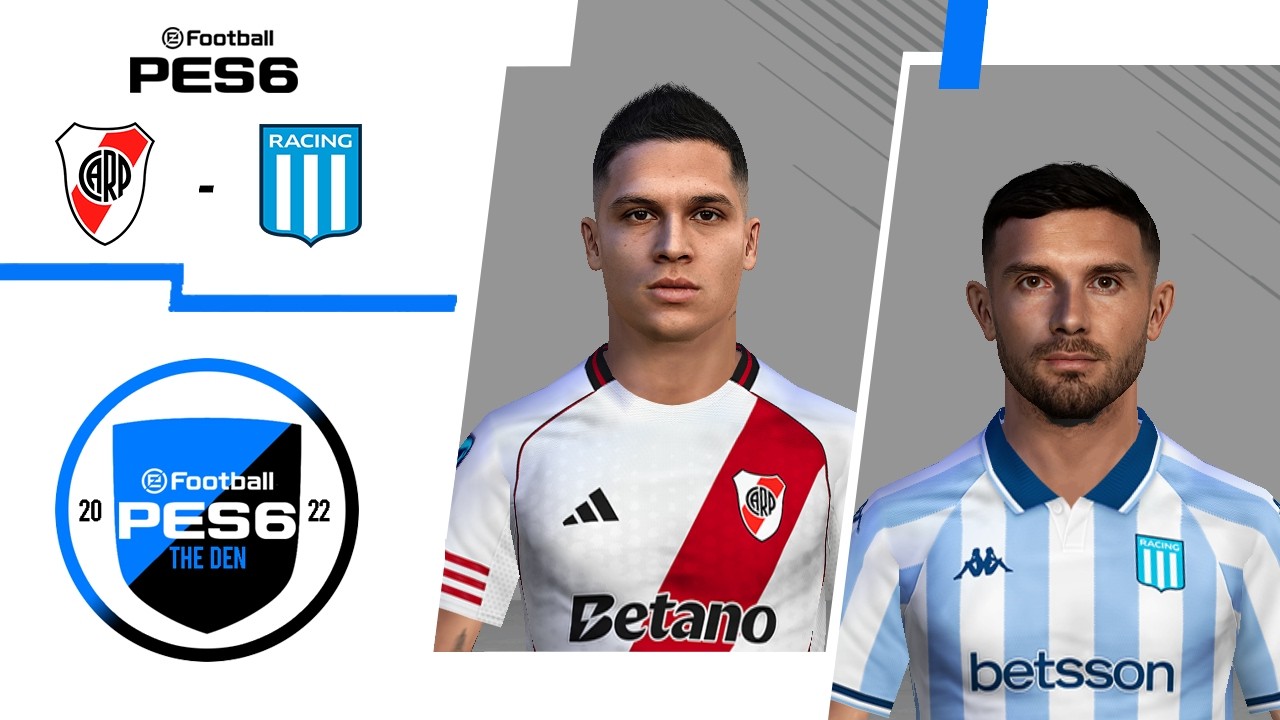VOLVIMOS!!! RIVER - RACING | PES 6 The Den Patch 2026 🆕🔜