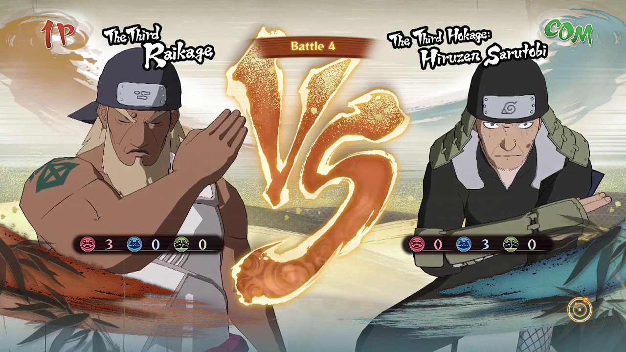 Naruto Shippuden Ultimate Ninja Storm 4 - Third Raikage Vs Third Hokage