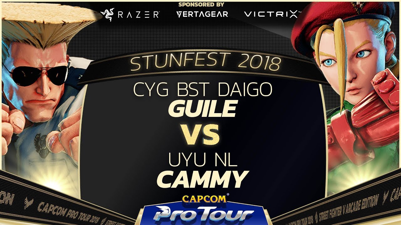 CYG BST Daigo (Guile) vs UYU NL (Cammy) Stunfest 2018 - Top 8 Losers - CPT 2018