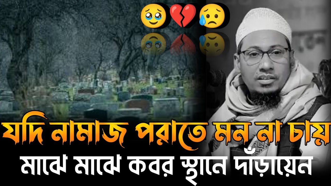 যদি নামাজ পরাতে মন না চায় মাঝে মাঝে কবর স্থানে দাঁড়ায়েন 🥹 | Anisur Rahman Asrafi🎙️| বাংলা ওয়াজ |