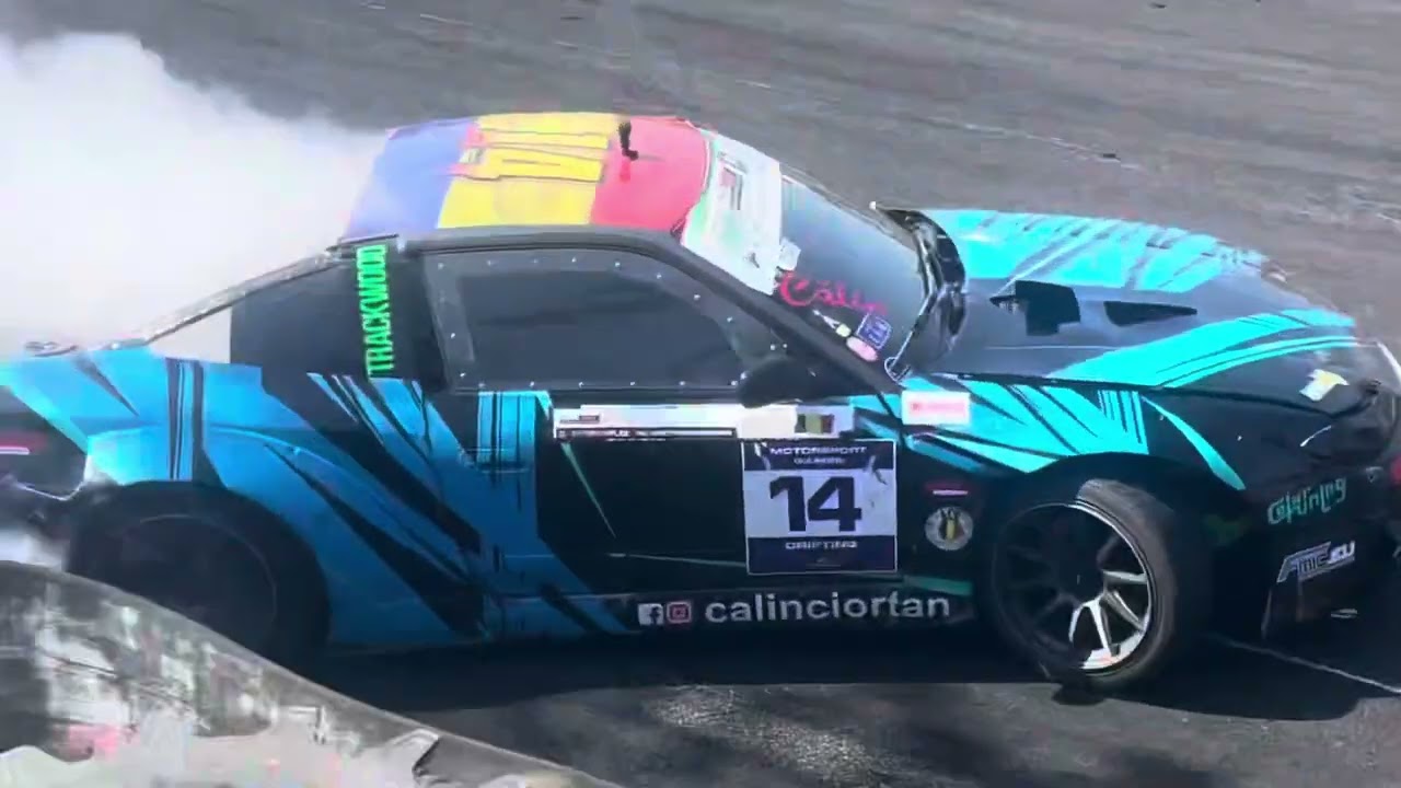 2JZ POWERED NISSAN SILVIA S13.5 DRIFTING - 🥉 Calin Ciortan | TrackWood Drift Festival 2023 |