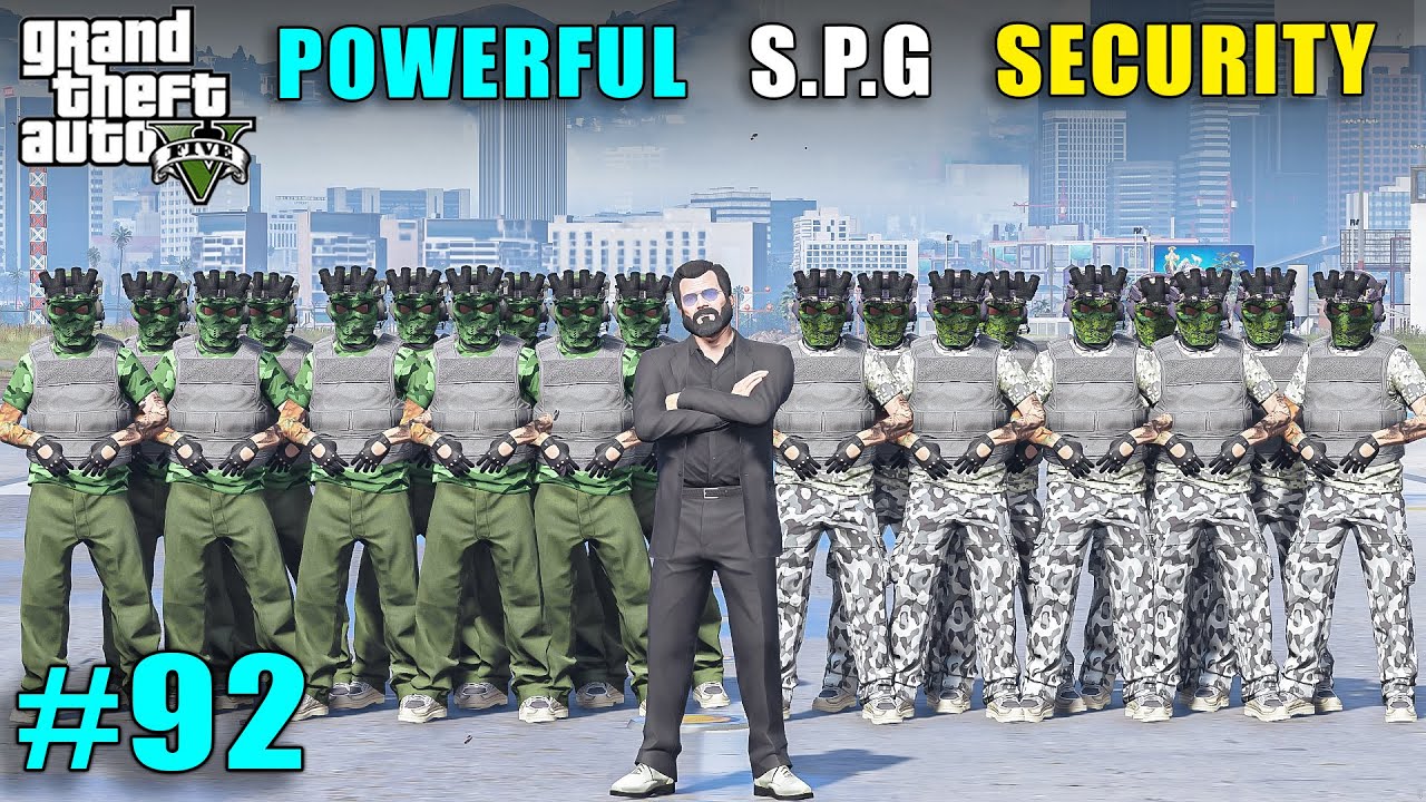 MICHAEL'S MOST DANGEROUS S.P.G SECURITY IS BACK | GTA 5 GAMEPLAY