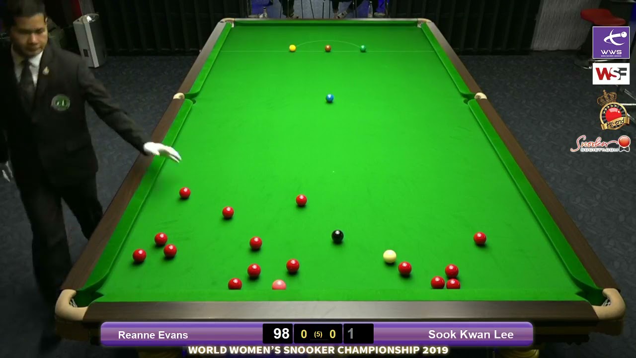 Reanne Evans vs Sook Kwan Lee - World Women's Snooker Championship Group Stages (June 2019)