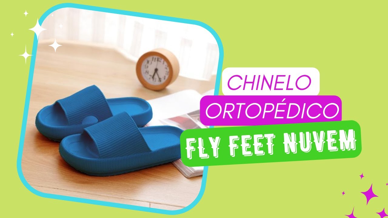 Chinelo Ortopédico Fly Feet Nuvem